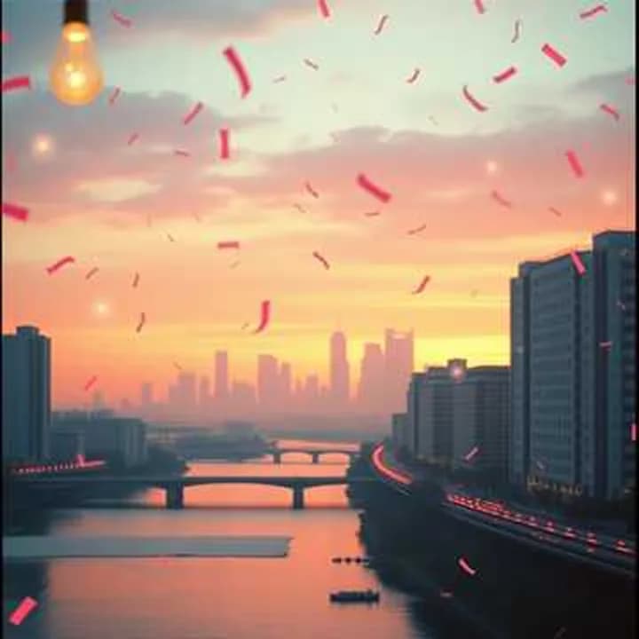 The Birthday Lights - AI Birthday Music