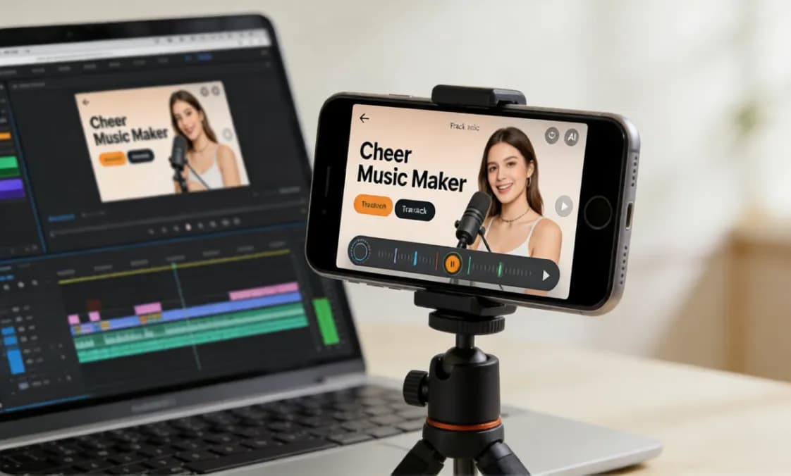 Cheer Music Maker AI for Video Content