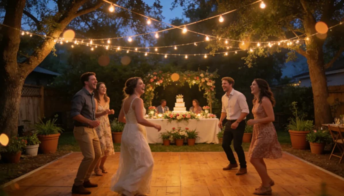 Event organizers making a country song for weddings and community gatherings