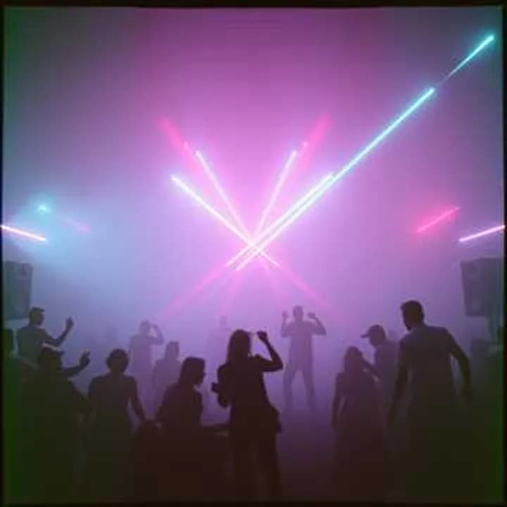 Midnight Laser Warfare - AI DJ Song Maker Sample