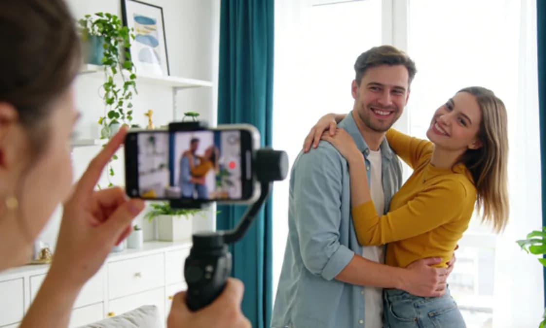 Use AI romantic song background music for content creation