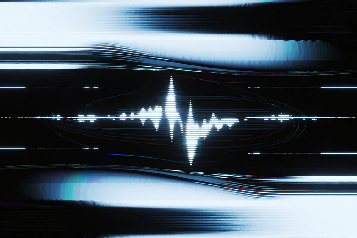 AI stem splitter separating vocals, drums, bass from song interface